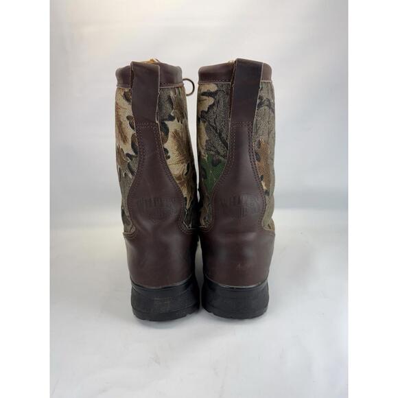 Rare White\'s Danner Hunting Boots Leather Camo Gore Tex 600g Insulated US 10.5EE main image 7